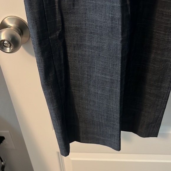 Rafaella trousers size 16 Blue subtle stripes wear to work pants office business - Picture 5 of 11